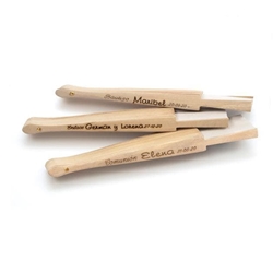 Abanico natural de madera - Imagen 2