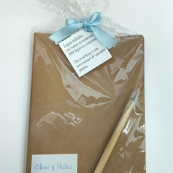 LIBRETA Y LÁPIZ PERSONALIZADOS - Imagen 1