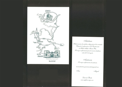 MISALES, PLANOS Y MENÚS/ MINUTAS PARA BODA