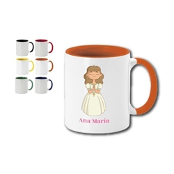 PT3894.317- TAZA CERÁMICA 1º Comunión - Imagen 1