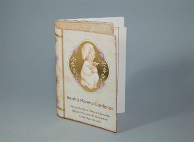 RECORDATORIO COMUNIÓN CLÁSICO