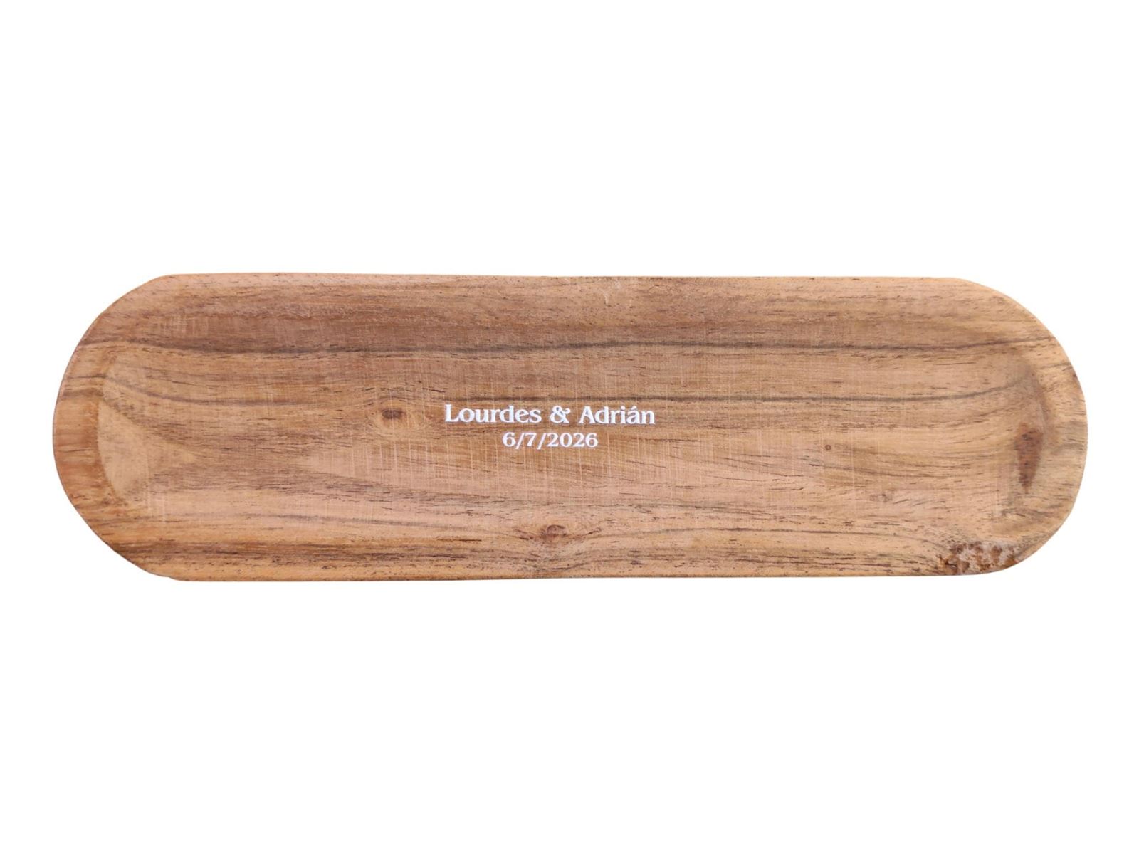 Vacía Bolsillos de Madera Personalizado - Imagen 1