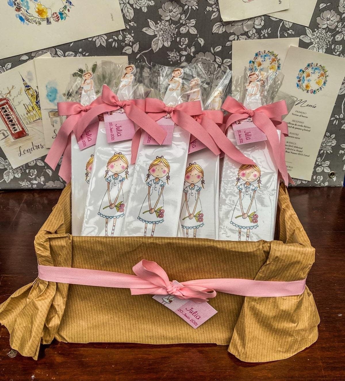 Recordatorios de comunión clásicos